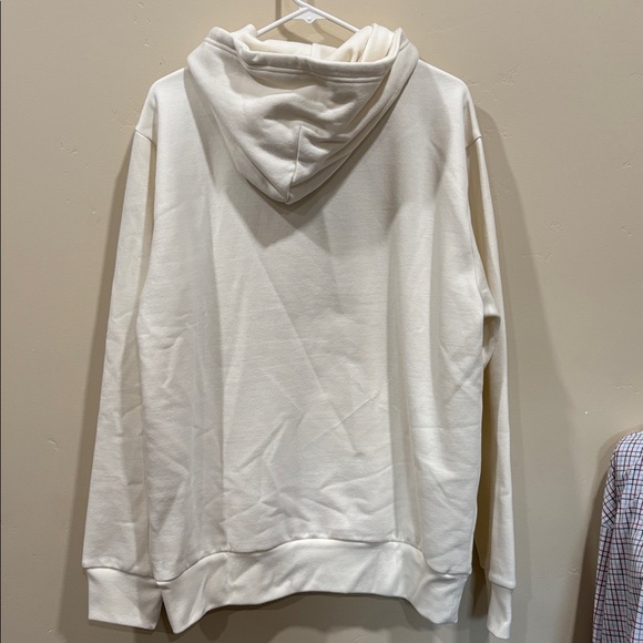 Golf embroidered White Hoodie - Picture 3 of 3